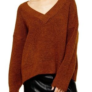TOPSHOP V-NECK SWEATER